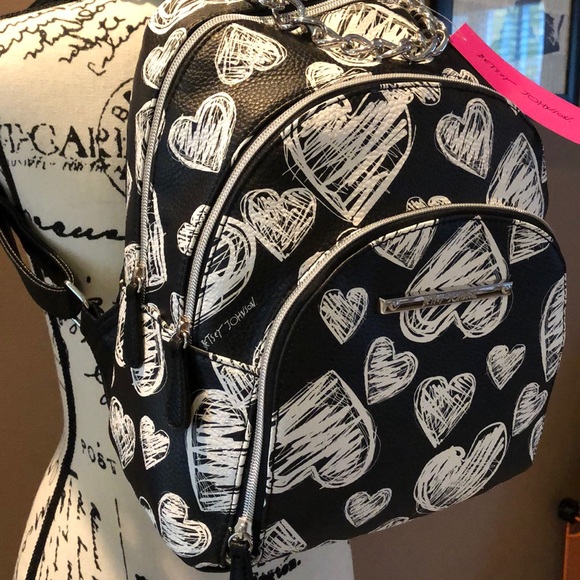 Betsey Johnson Triple Compartment Backpack - Picture 3 of 7